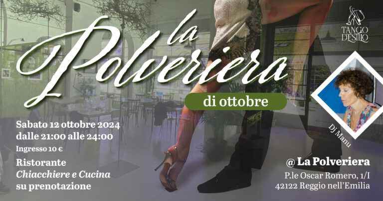 Milonga "Polveriera 3" - 12 Ottobre 2024