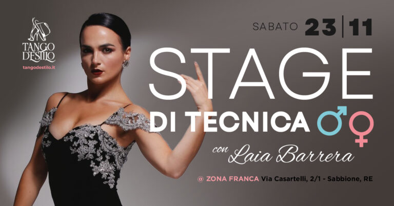 Stage di Tecnica con LAILA BARRERA